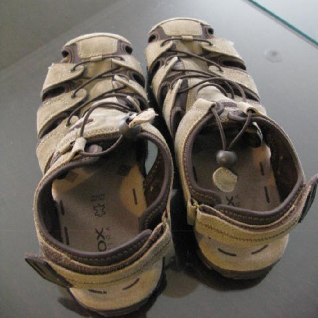 Brand New, Never Worn Men's Geox Respira Suede Sandals 12.5